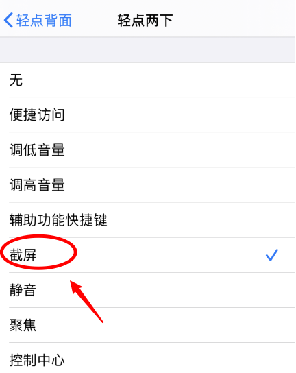 盱眙苹果手机维修分享iPhone12如何启用双击截屏 